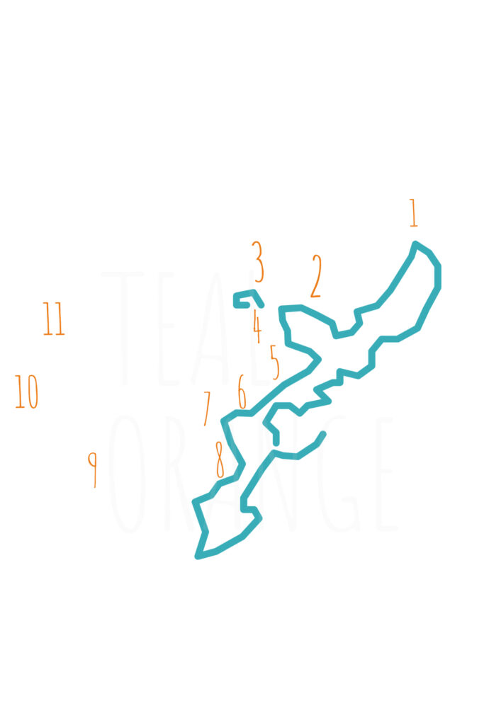 Okinawa dive sites map