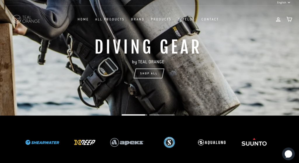 TEAL ORANGE DIVING GEAR ONLINE SHOP
