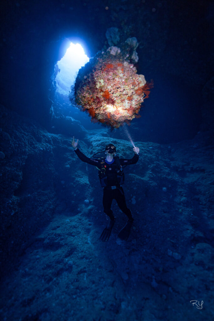 Ie island diving in Okinawa
