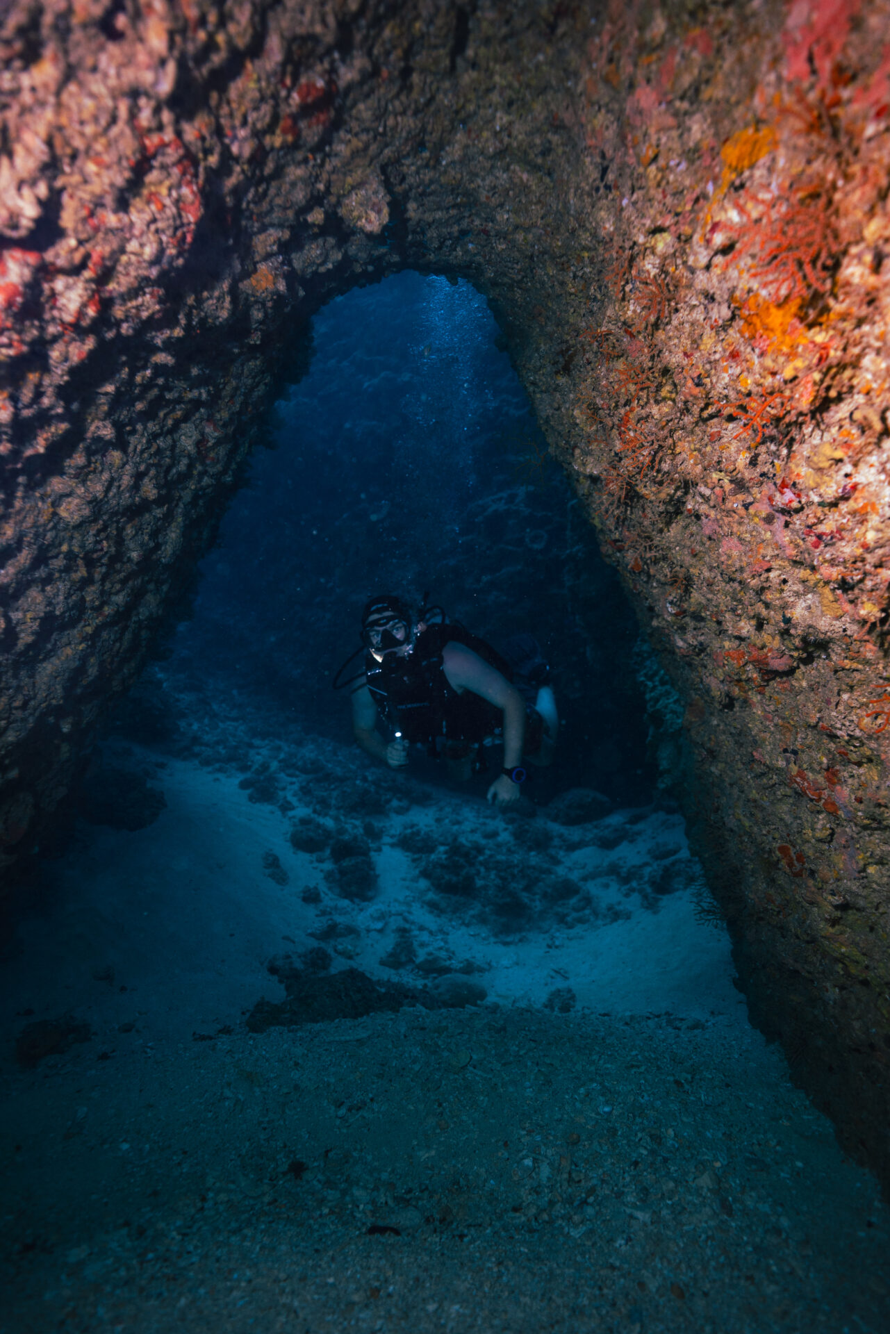 scuba diving in Cape Zanpa at Okinawa