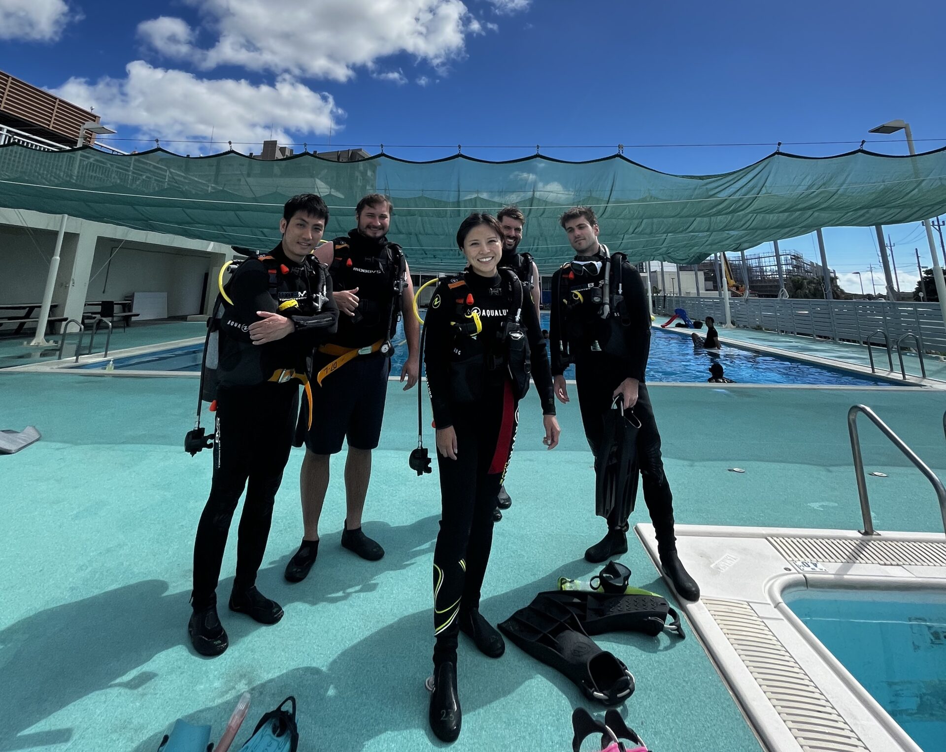 PADI open water diver course in Okinawa