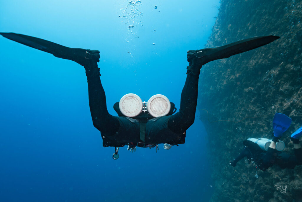 Propulsion technique | TDI Intro to Tech course in Okinawa