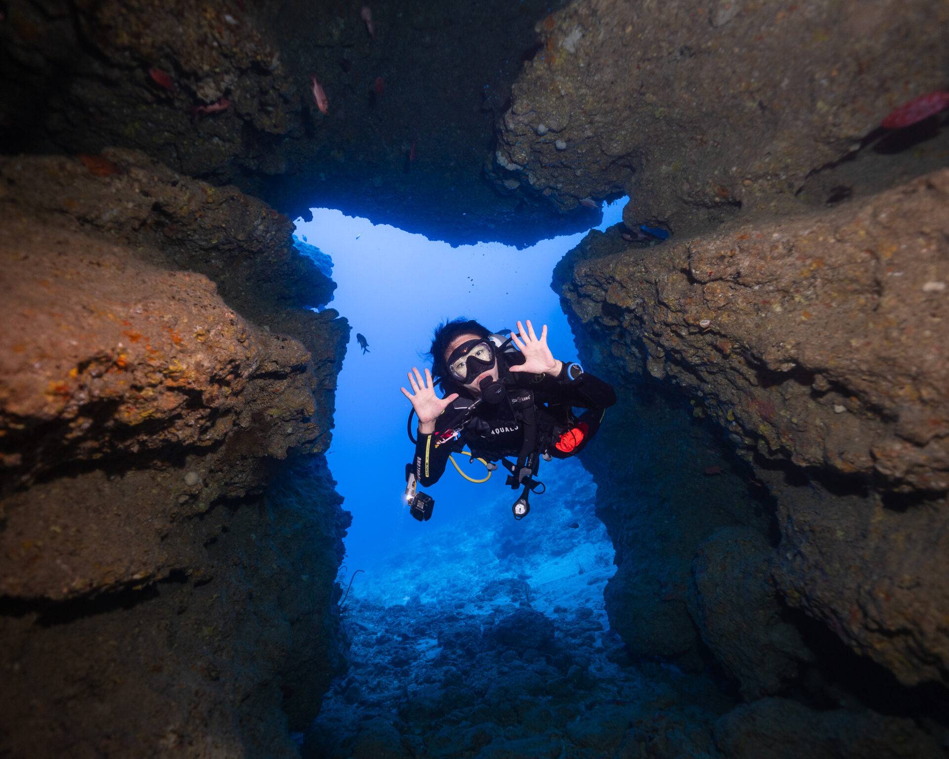 Okinawa scuba diving in Manza